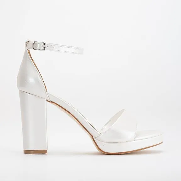Forever & Always Sandals Platform Renee Ivory White
